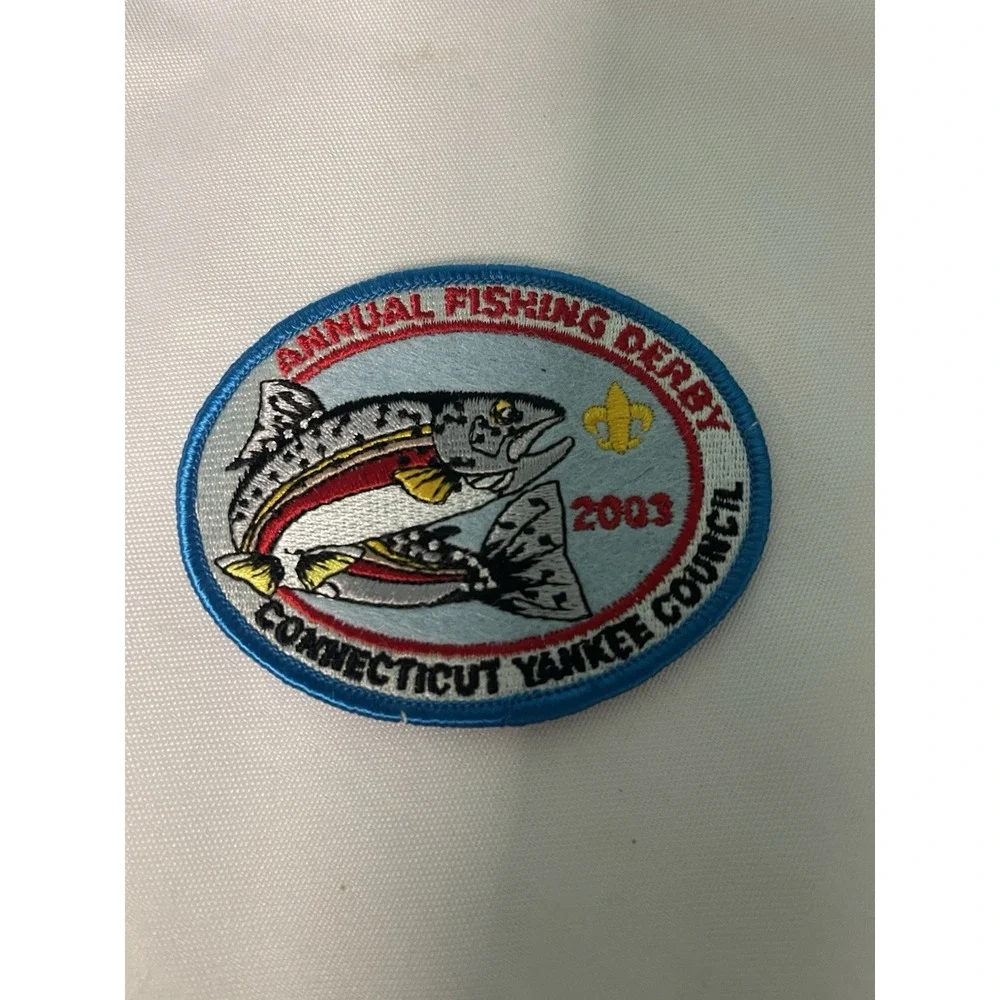 Lot of 11 Connecticut Fish & Boat Commission Derby Embroidered Patches‎ 2000-